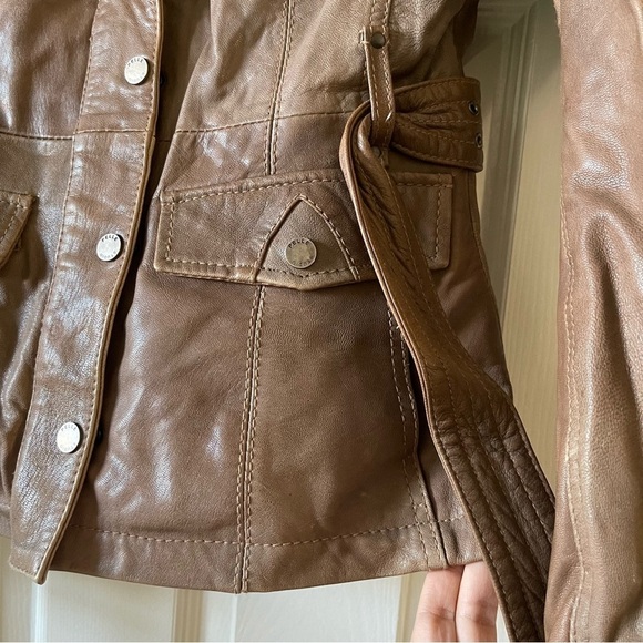 Pelle Studio Brown Leather Jacket - Picture 9 of 16
